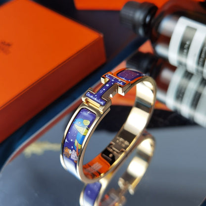 [Lumi Jewellery]H STAR AND MOON BRACELET 12MM