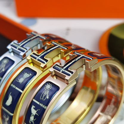 [Lumi Jewellery]H COUVERTURES DARK BLUE BRACELET