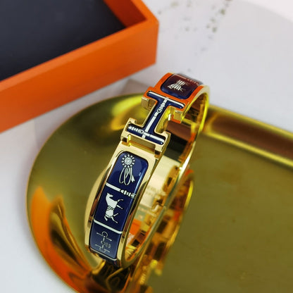 [Lumi Jewellery]H COUVERTURES DARK BLUE BRACELET