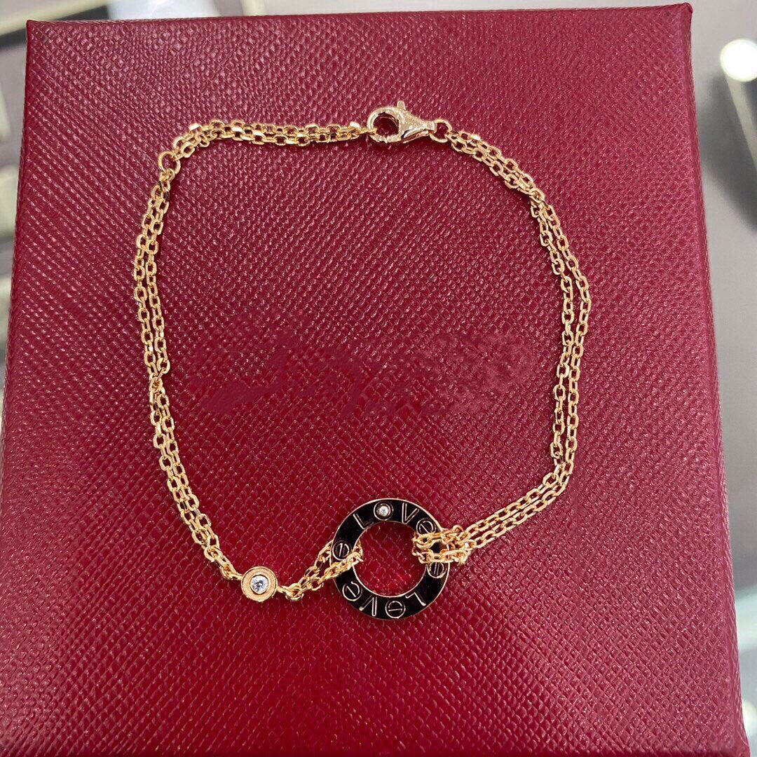 [Lumi Jewelery]LOVE BRACELET 2 DIAMOND