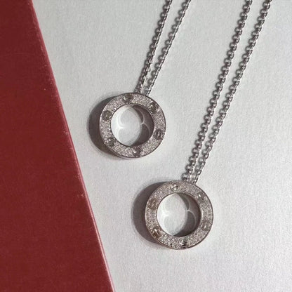 [Lumi Jewellery]LOVE NECKLACE ADJUSTABLE SILVER