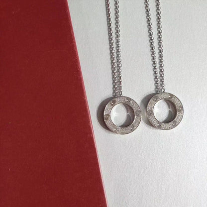 [Lumi Jewellery]LOVE NECKLACE ADJUSTABLE SILVER