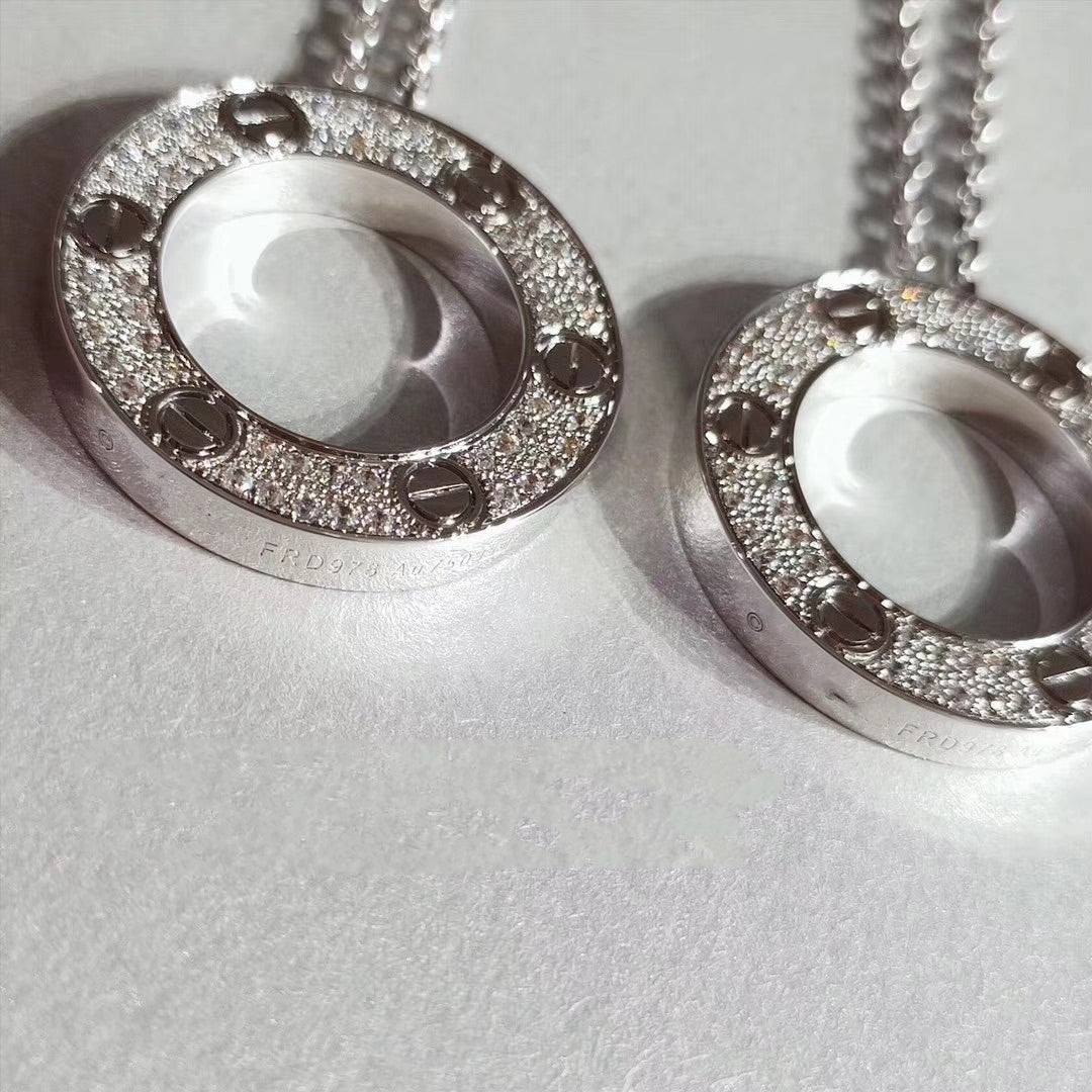 [Lumi Jewellery]LOVE NECKLACE ADJUSTABLE SILVER