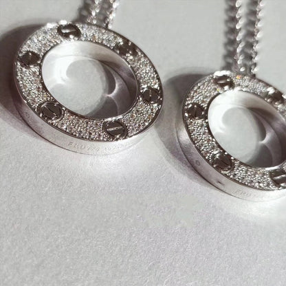 [Lumi Jewellery]LOVE NECKLACE ADJUSTABLE SILVER