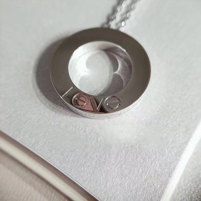 [Lumi Jewellery]LOVE NECKLACE ADJUSTABLE SILVER