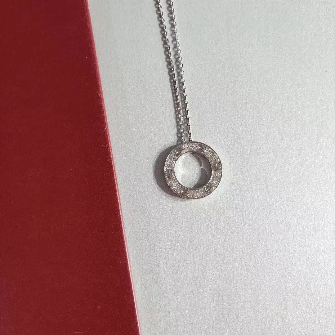 [Lumi Jewellery]LOVE NECKLACE ADJUSTABLE SILVER