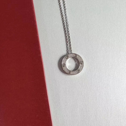 [Lumi Jewellery]LOVE NECKLACE ADJUSTABLE SILVER