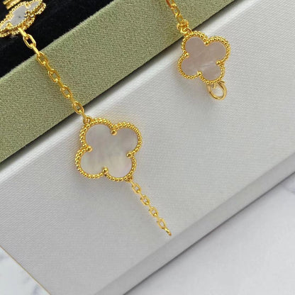 [Lumi Jewellery]MAGIC CLOVER MOP GOLD BRACELET 5 MOTIFS