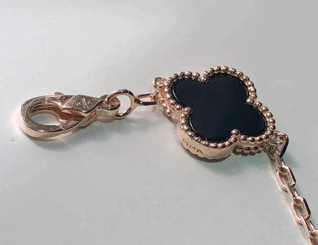[Lumi Jewellery]CLOVER 5 MOTIFS MULTICOLOR BRACELET