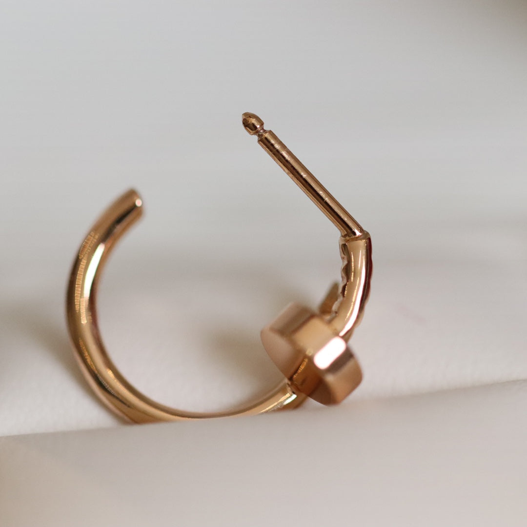 [Lumi Jewellery]JUSTE EARRINGS PINK GOLD