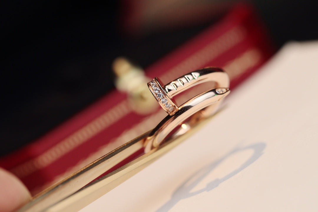[Lumi Jewellery]JUSTE RING 2.65MM PINK GOLD DIAMOND