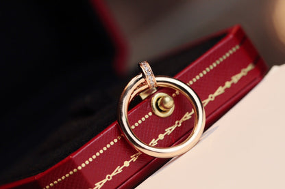 [Lumi Jewellery]JUSTE RING 2.65MM PINK GOLD DIAMOND