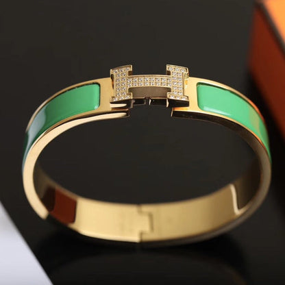 [Lumi Jewellery]H BRACELET GOLD DIAMOND