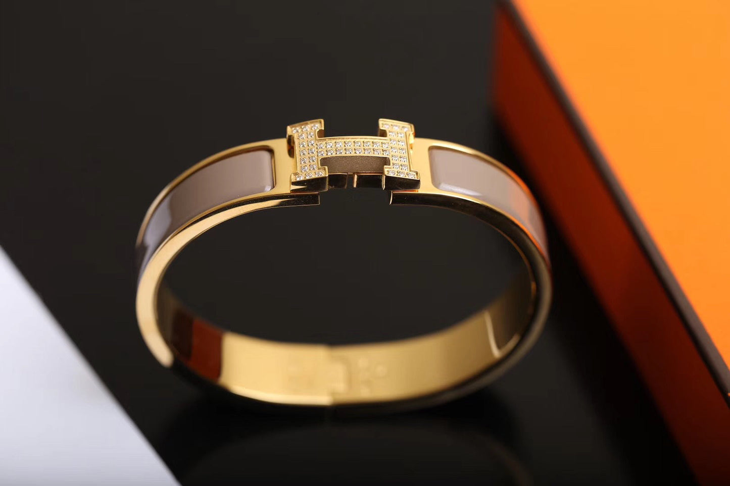 [Lumi Jewellery]H BRACELET GOLD DIAMOND