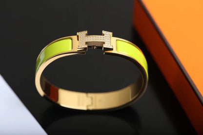[Lumi Jewellery]H BRACELET GOLD DIAMOND