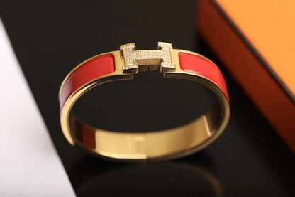 [Lumi Jewellery]H BRACELET GOLD DIAMOND