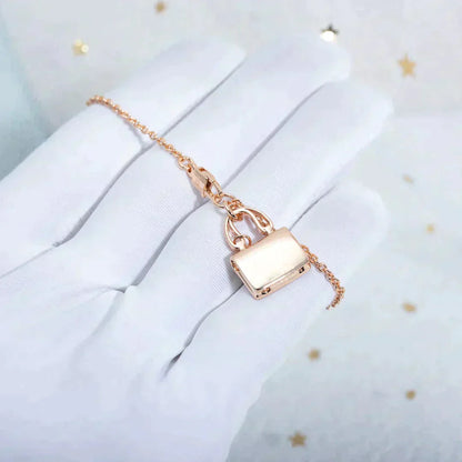 [Lumi Jewellery]AMULETTE PEDANT ROSE GOLD NECKLACE
