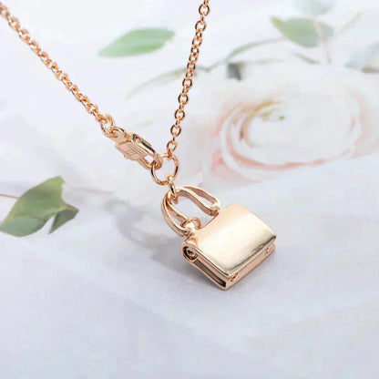 [Lumi Jewellery]AMULETTE PEDANT ROSE GOLD NECKLACE