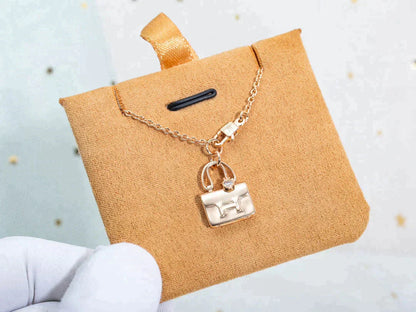 [Lumi Jewellery]AMULETTE PEDANT ROSE GOLD NECKLACE