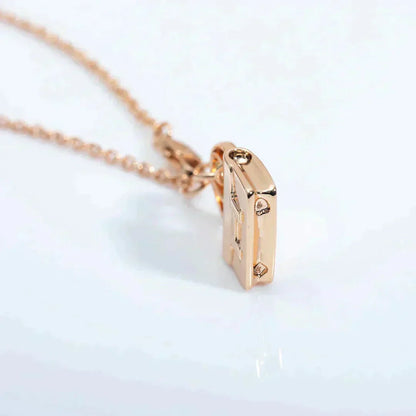 [Lumi Jewellery]AMULETTE PEDANT ROSE GOLD NECKLACE