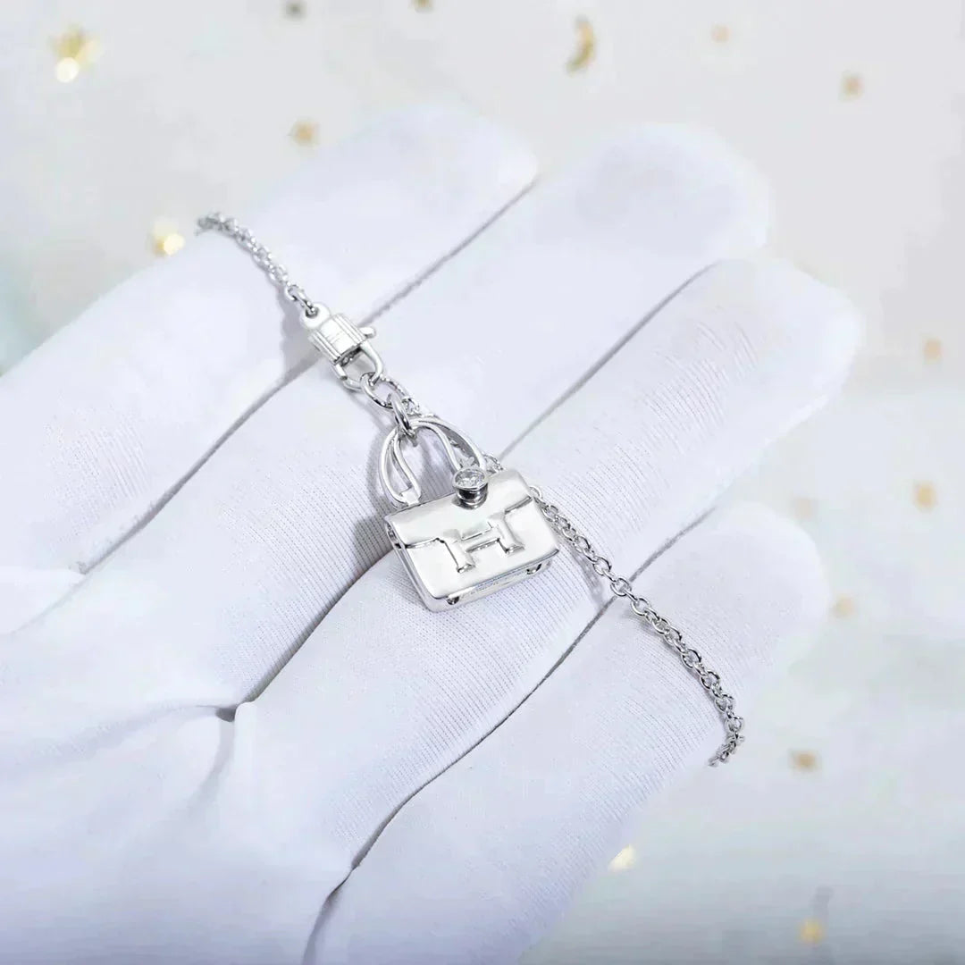 [Lumi Jewellery]AMULETTE PEDANT SILVER NECKLACE
