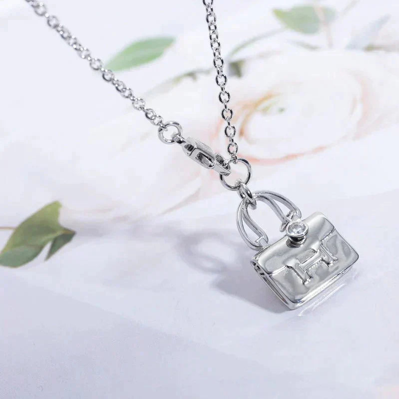 [Lumi Jewellery]AMULETTE PEDANT SILVER NECKLACE