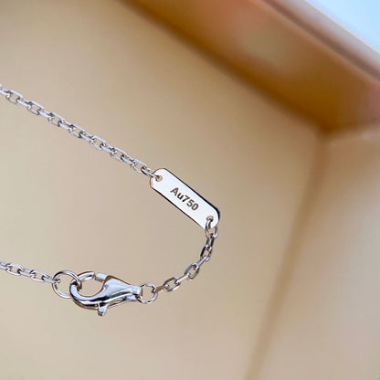 [Lumi Jewellery]CLOVER DIAMOND NECKLACE SILVER