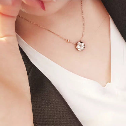 [Lumi Jewellery]SUN MOP GOLD 1 DIAMOND NECKLACE