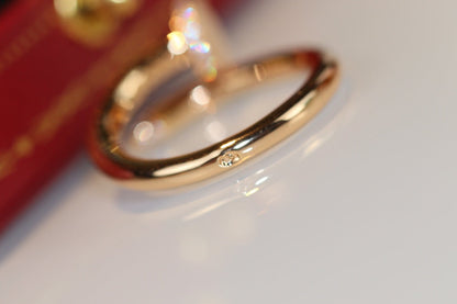 [Lumi Jewellery]JUSTE RING 2.65MM GOLD DIAMOND