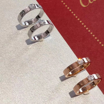 [Lumi Jewellery]LOVE RING 3.6MM 1 BIG DIAMOND