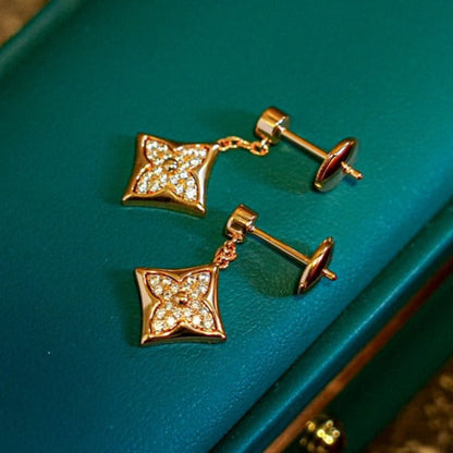 [Lumi Jewellery]STAR DIAMONDS EARRINGS GOLD