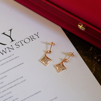 [Lumi Jewellery]STAR DIAMONDS EARRINGS GOLD