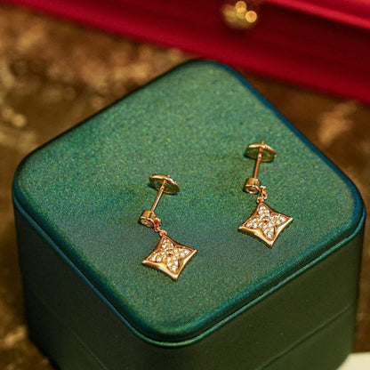 [Lumi Jewellery]STAR DIAMONDS EARRINGS GOLD