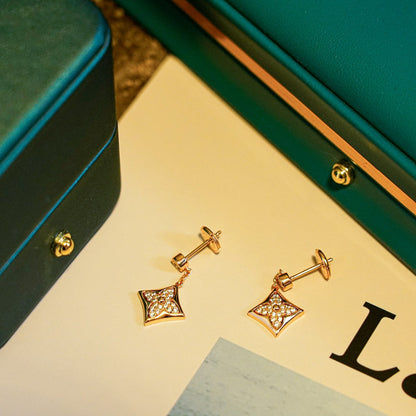 [Lumi Jewellery]STAR DIAMONDS EARRINGS GOLD