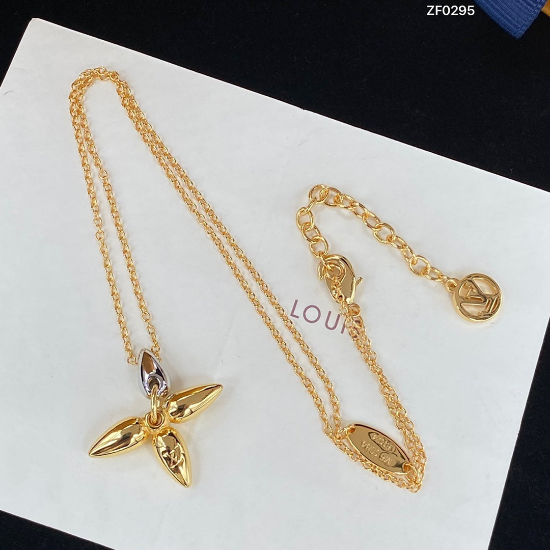 [Lumi Jewellery]LOUISETTE PEDANT GOLD NECKLACE