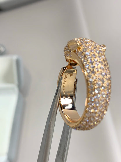[Lumi Jewellery]PANTHERE PINK GOLD DIAMOND RING