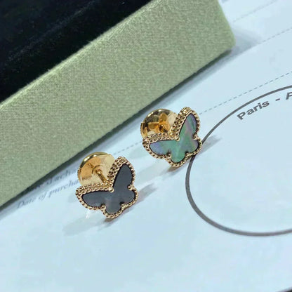 [Lumi Jewellery]BUTTERFLY DARK MOP  EARRINGS