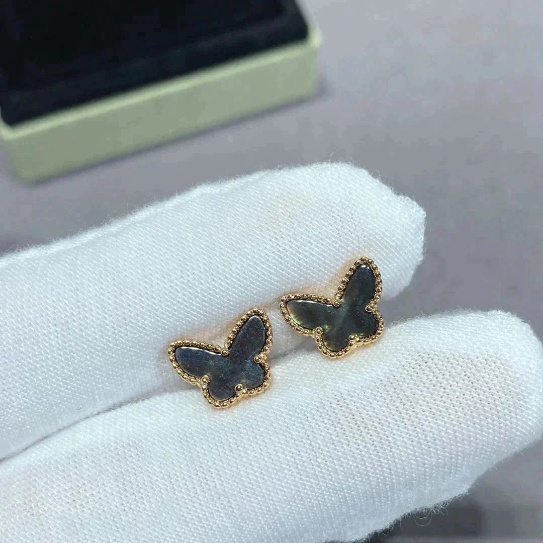 [Lumi Jewellery]BUTTERFLY DARK MOP  EARRINGS