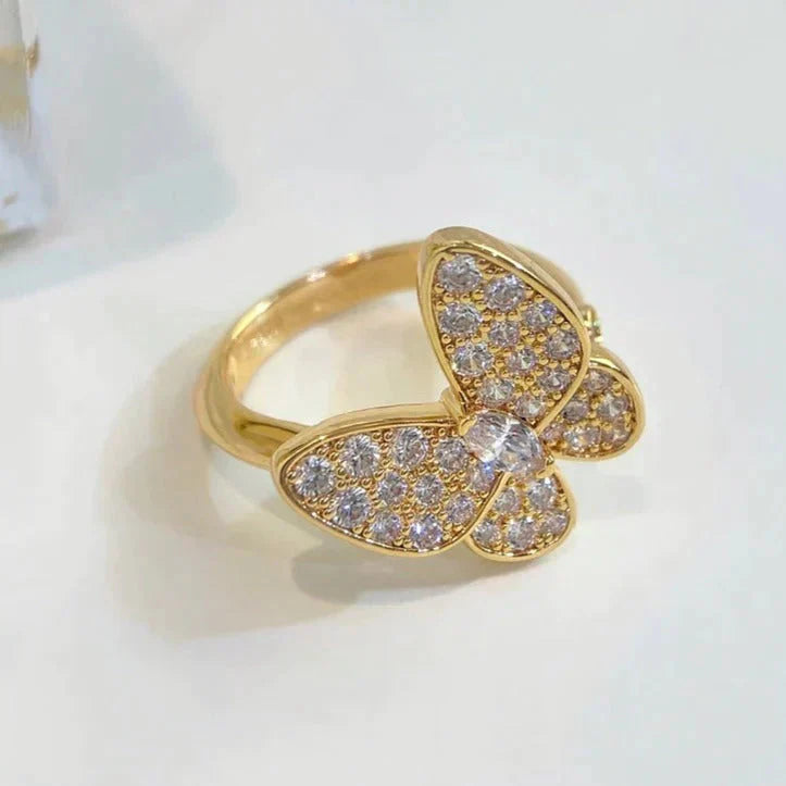 [Lumi Jewellery]BUTTERFLY DIAMOND RING