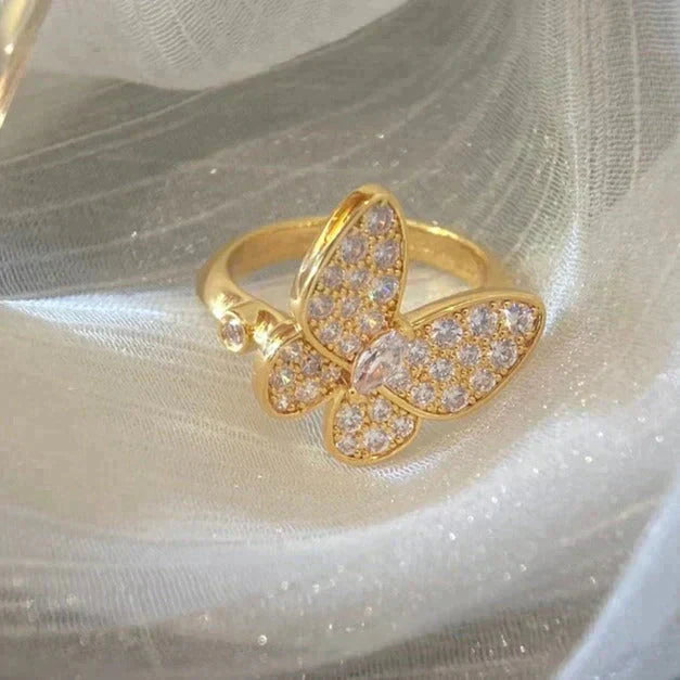 [Lumi Jewellery]BUTTERFLY DIAMOND RING