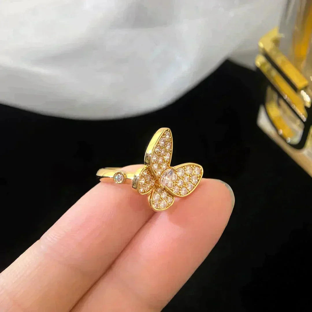 [Lumi Jewellery]BUTTERFLY DIAMOND RING
