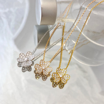 [Lumi Jewellery]FLOWER DIAMOND NECKLACE
