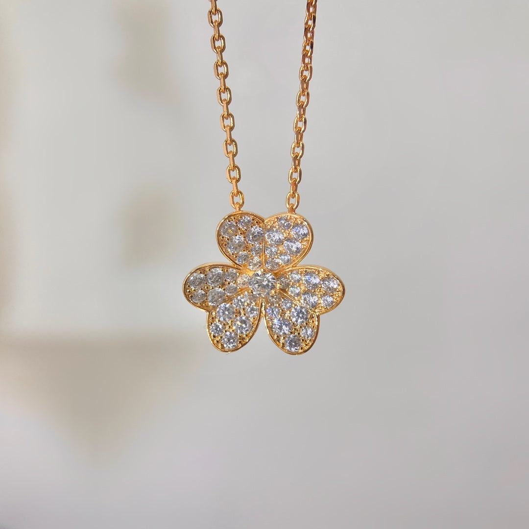 [Lumi Jewellery]FLOWER DIAMOND NECKLACE