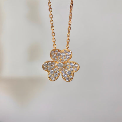 [Lumi Jewellery]FLOWER DIAMOND NECKLACE