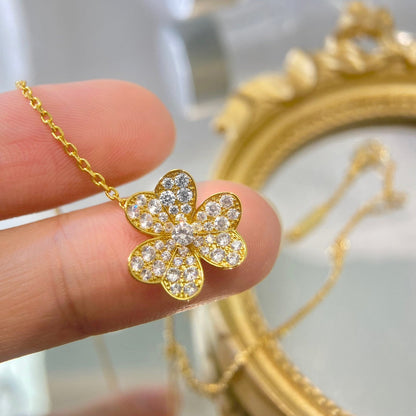 [Lumi Jewellery]FLOWER DIAMOND NECKLACE
