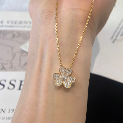 [Lumi Jewellery]FLOWER DIAMOND NECKLACE