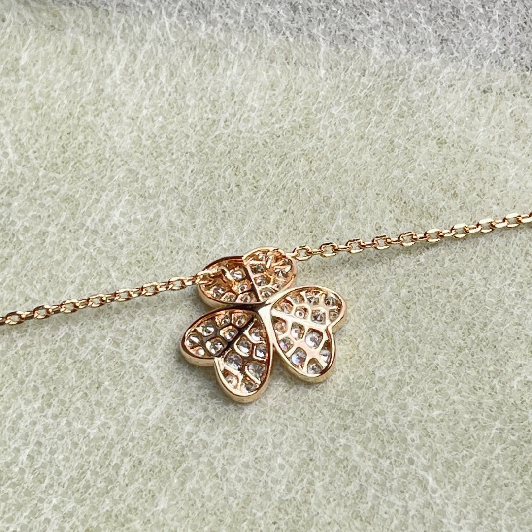[Lumi Jewellery]FLOWER DIAMOND NECKLACE
