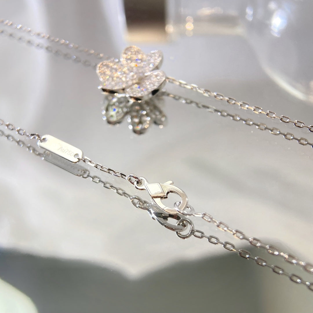 [Lumi Jewellery]FLOWER DIAMOND NECKLACE