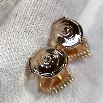 [Lumi Jewellery]HEART CARNELIAN STUD EARRINGS
