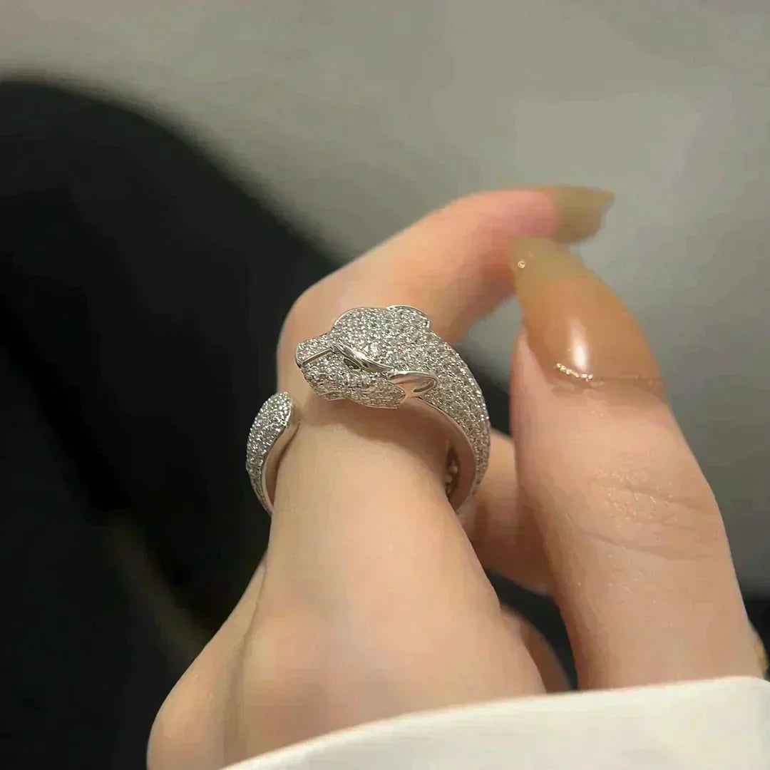 [Lumi Jewellery]PANTHERE 5.5MM ALL DIAMOND RING